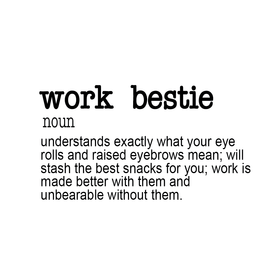 Work Bestie Christmas Ornament Bestie Definition | Gift for Work Bestie | Coworker Gift | Co Worker Gift | Gift for Friend | Work Wife
