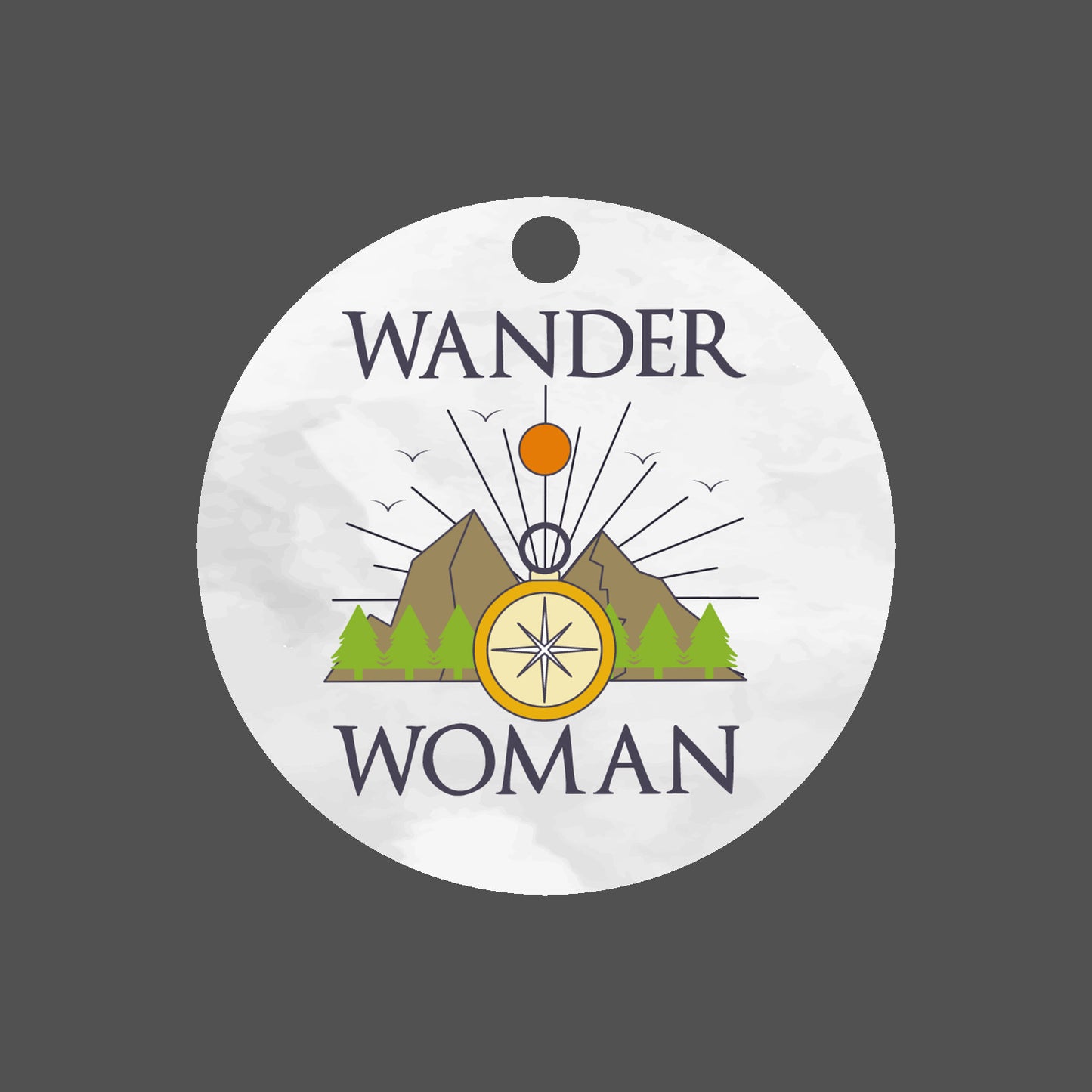 Wander Woman Car Ornament/ UV Printed/ Christmas Ornament/Car Ornament