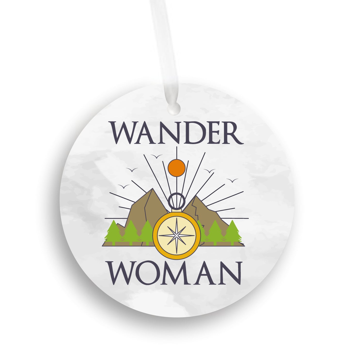Wander Woman Car Ornament/ UV Printed/ Christmas Ornament/Car Ornament